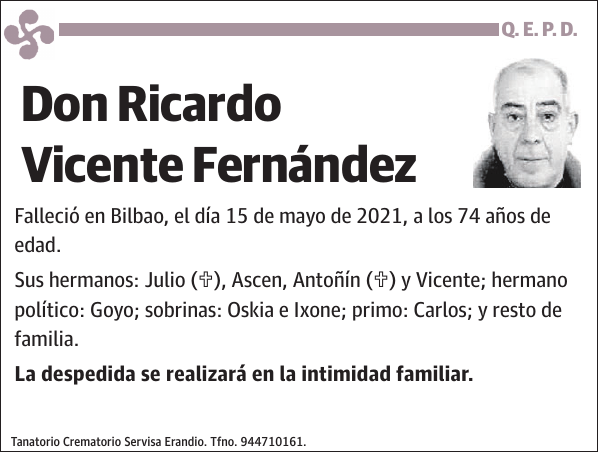 Ricardo Vicente Fernández