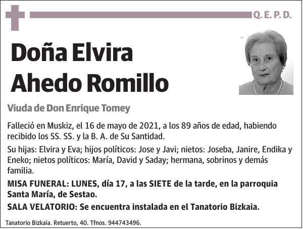 Elvira Ahedo Romillo