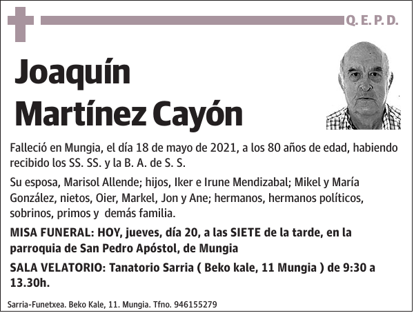 Joaquín Martínez Cayón