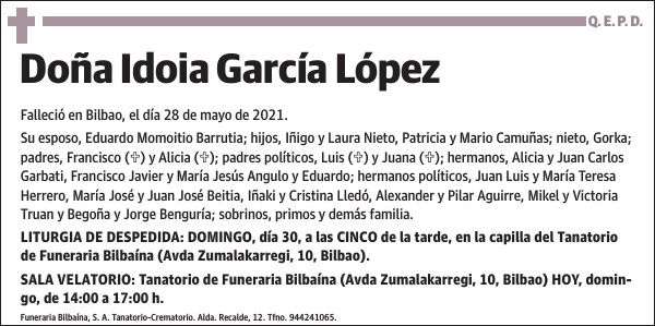 GARCIA LOPEZ,IDOA