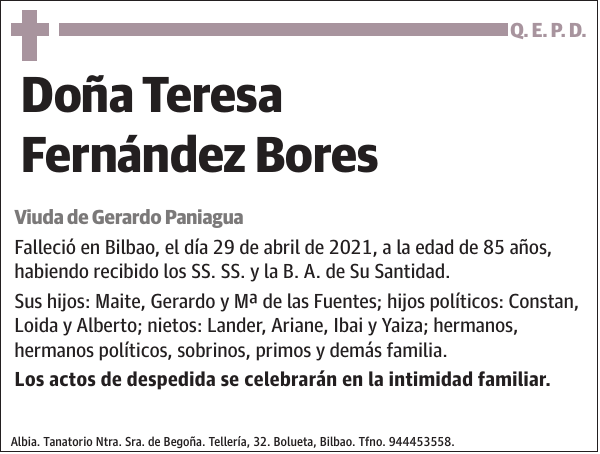 Teresa Fernández Bores