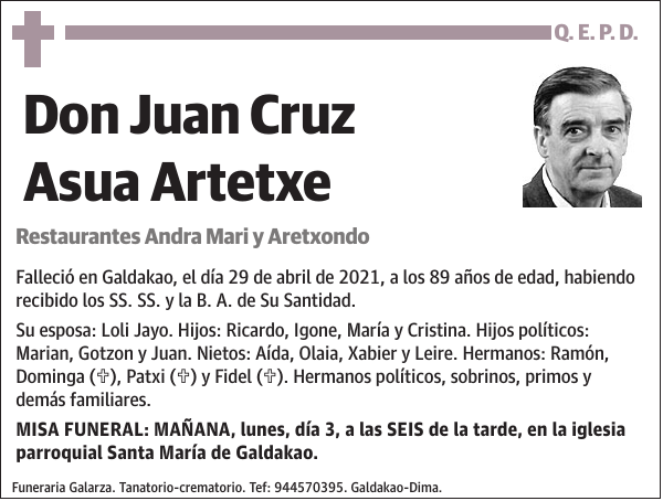 Juan Cruz Asua Artetxe