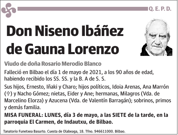 Niseno Ibáñez de Gauna Lorenzo