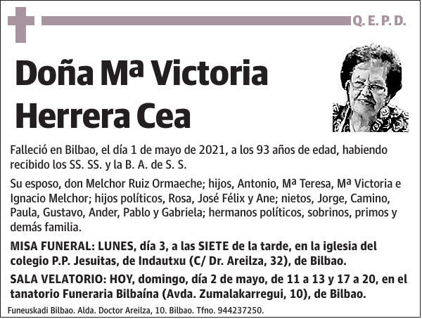 Mª Victoria Herrera Cea