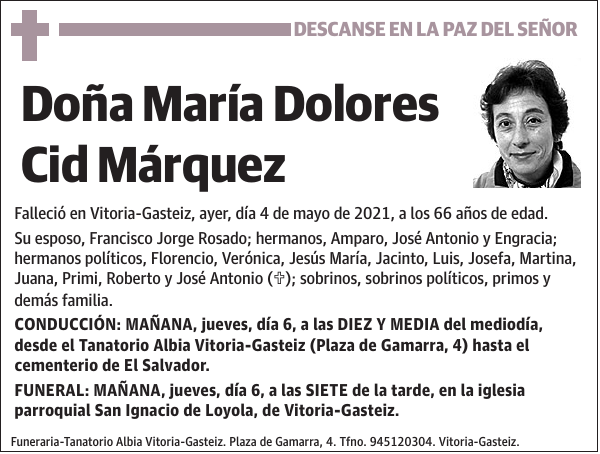 María Dolores Cid Márquez