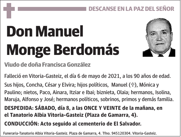 Manuel Monge Berdomás