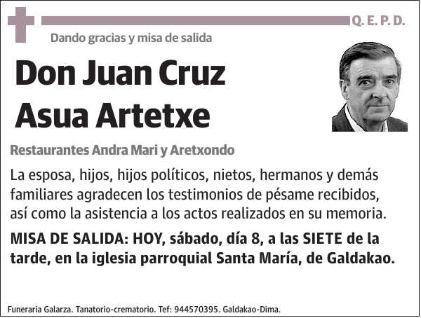 Juan Cruz Asua Artetxe