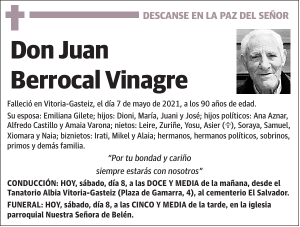 Juan Berrocal Vinagre