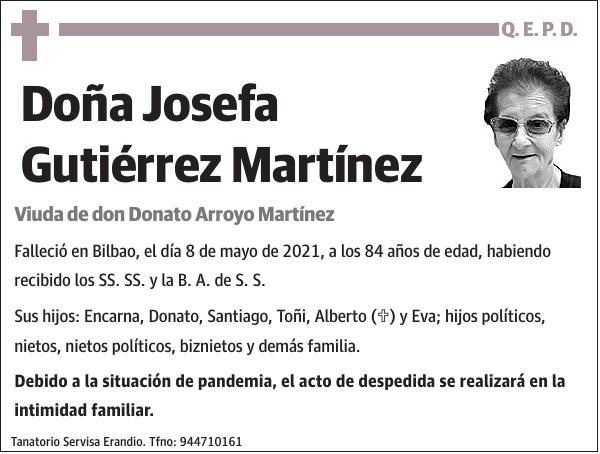 Josefa Gutiérrez Martínez