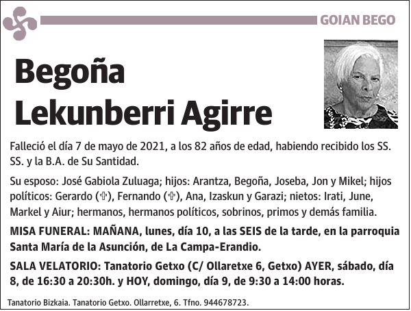 Begoña Lekunberri Agirre