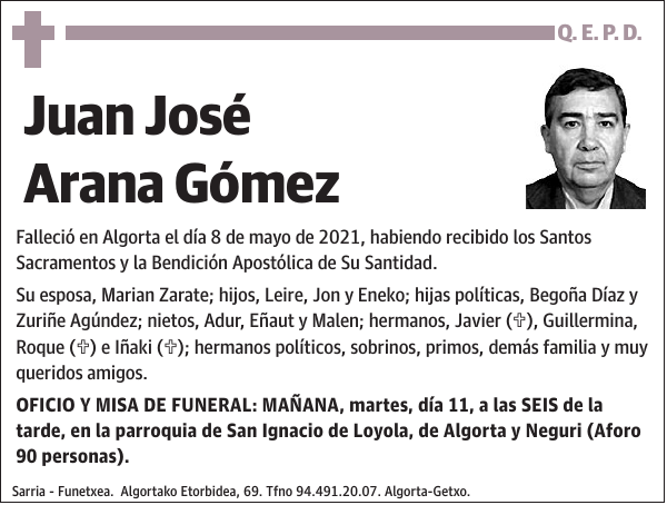 Juan José Arana Gómez