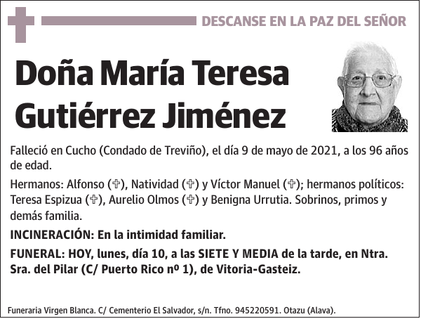 María Teresa Gutiérrez Jiménez