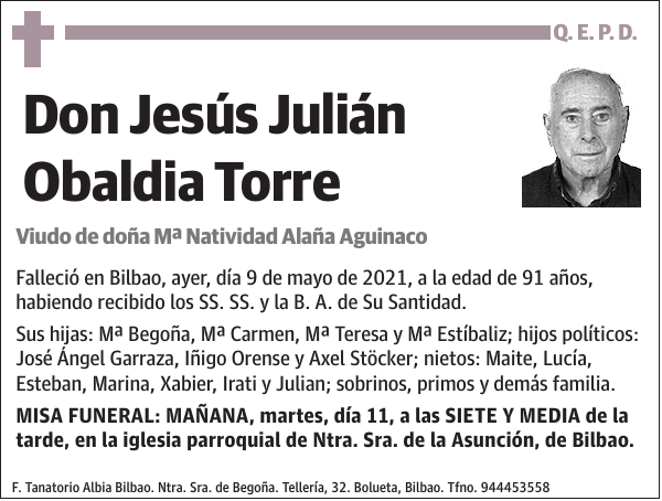 Jesús Julián Obaldia Torre