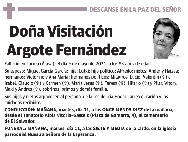 Visitación Argote Fernández