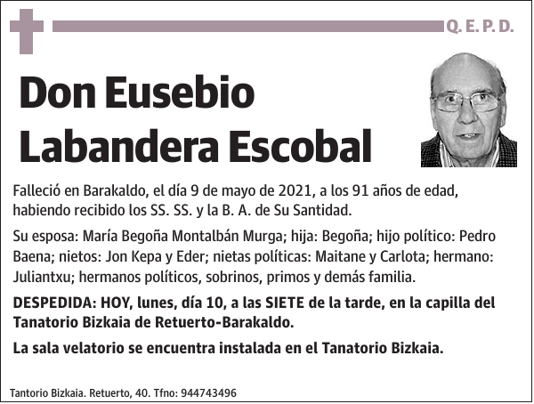 Eusebio Labandera Escobal