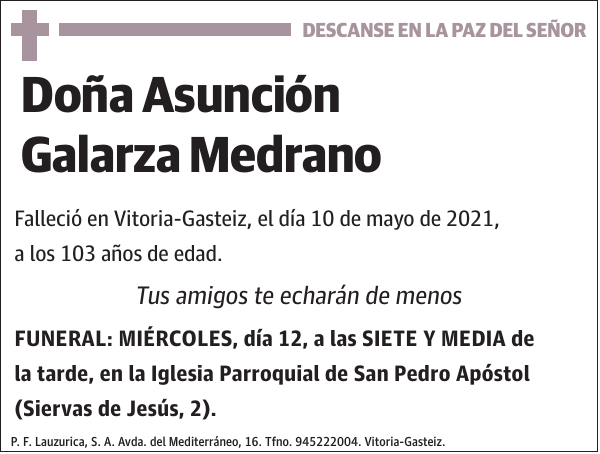 Asunción Galarza Medrano