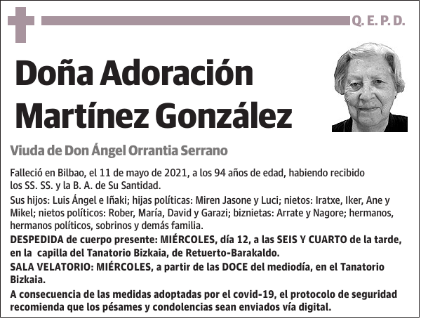 Adoración Martínez González