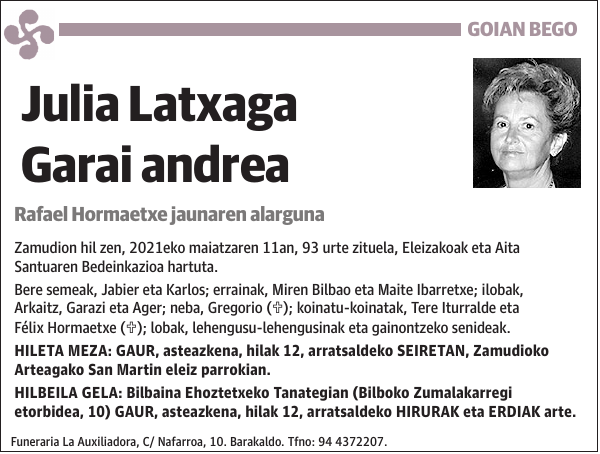 Julia Latxaga Garai