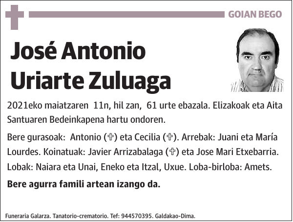 José Antonio Uriarte Zuluaga