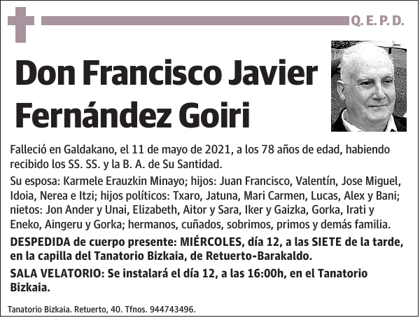 Francisco Javier Fernández Goiri