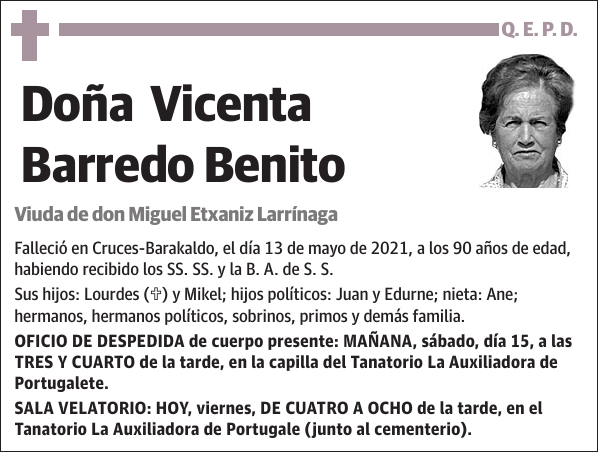 Vicenta Barredo Benito