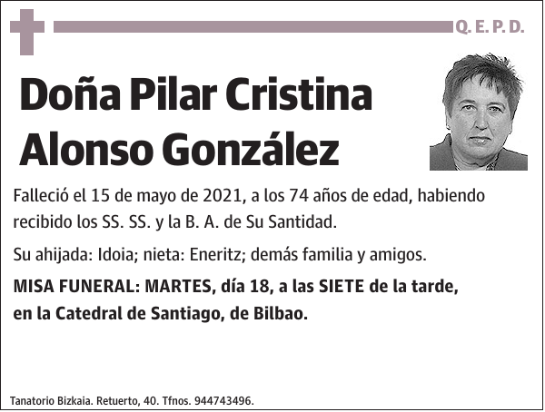 Pilar Cristina Alonso González