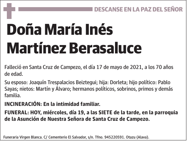 María Inés Martínez Berasaluce