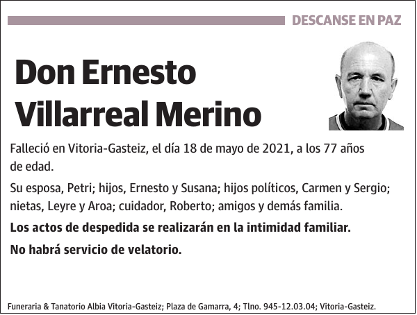 Ernesto Villarreal Merino