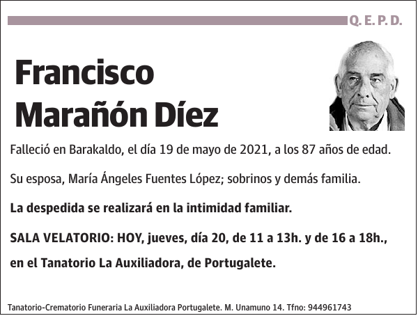 Francisco Marañón Díez