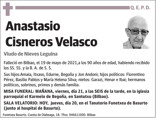 Anastasio Cisneros Velasco