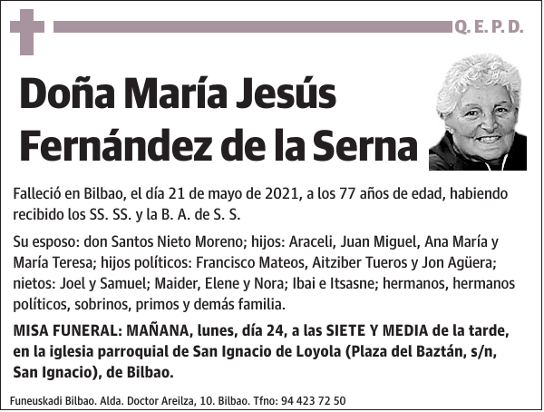 María Jesús Fernández de la Serna