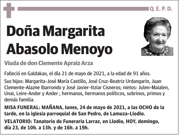 Margarita Abasolo Menoyo