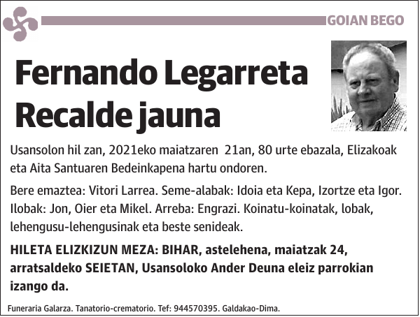 Fernando Legarreta Recalde