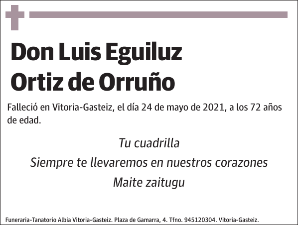 Luis Eguiluz Ortiz de Orruño