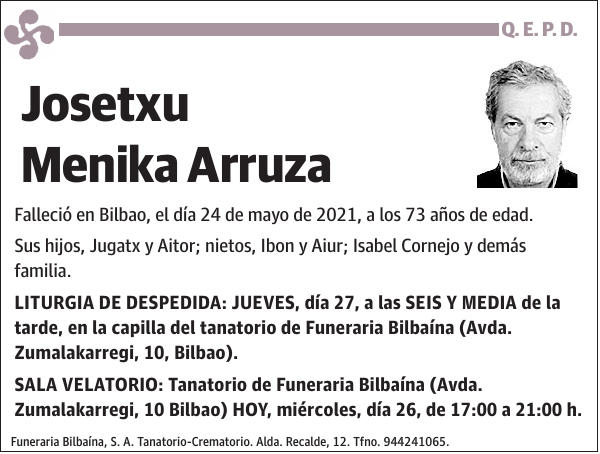 Josetxu Menika Arruza