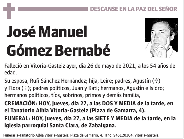 José Manuel Gómez Bernabé