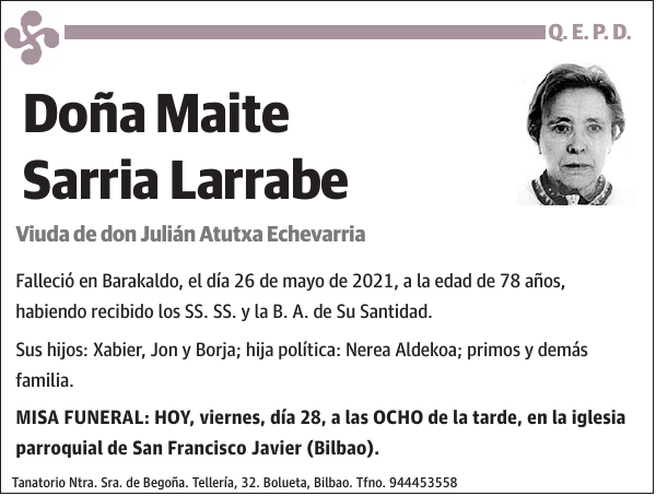 Maite Sarria Larrabe