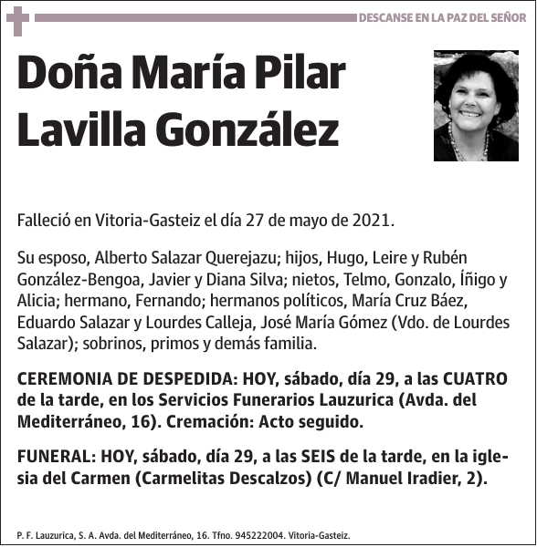 María Pilar Lavilla González