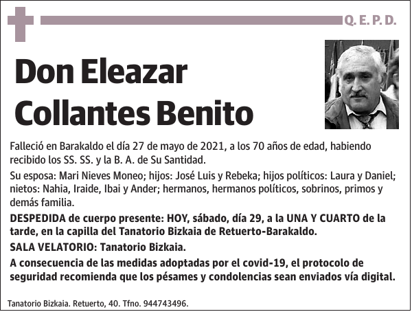 Eleazar Collantes Benito