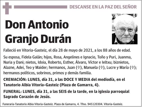 GRANJO DURAN,ANTONIO