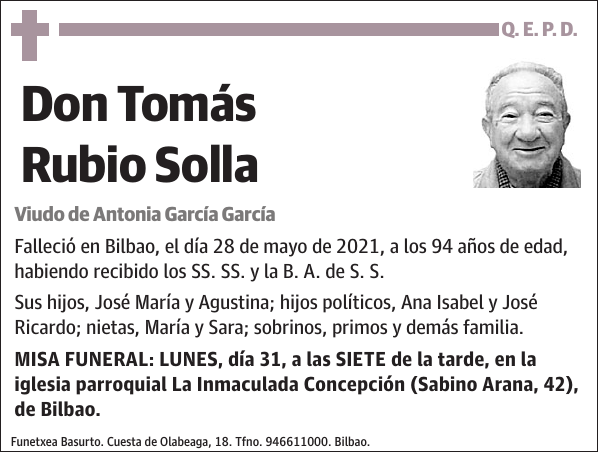 RUBIO SOLLA,TOMAS