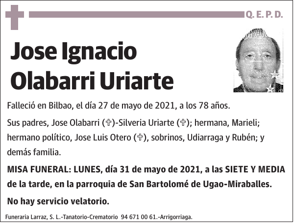 OLAVARRI URIARTEJOSE IGNACIO