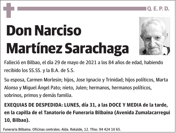 Narciso Martínez Sarachaga