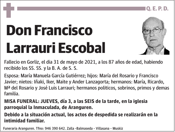 Francisco Larrauri Escobal