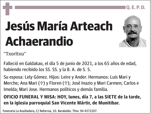 Jesús María Arteach Achaerandio