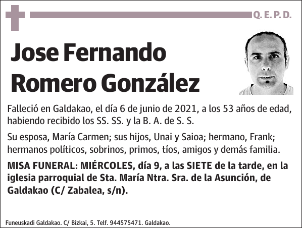 Jose Fernando Romero González