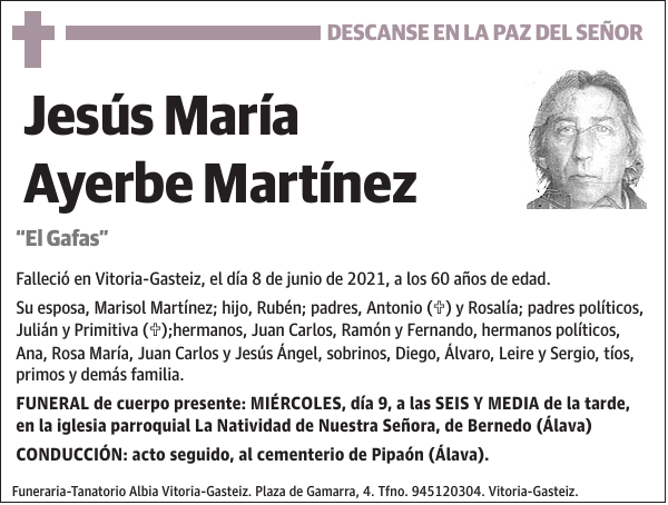 Jesús María Ayerbe Martínez