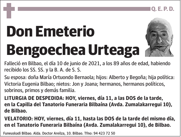 Emeterio Bengoechea Urteaga