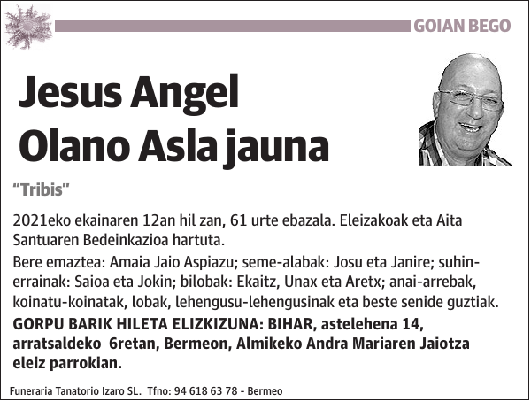 Jesus Angel Olano Asla