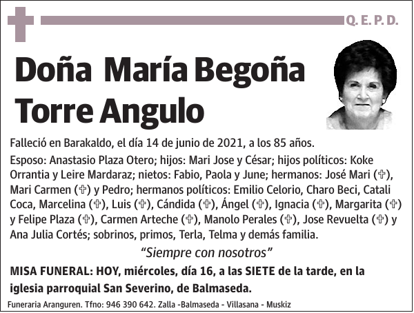 María Begoña Torre Angulo